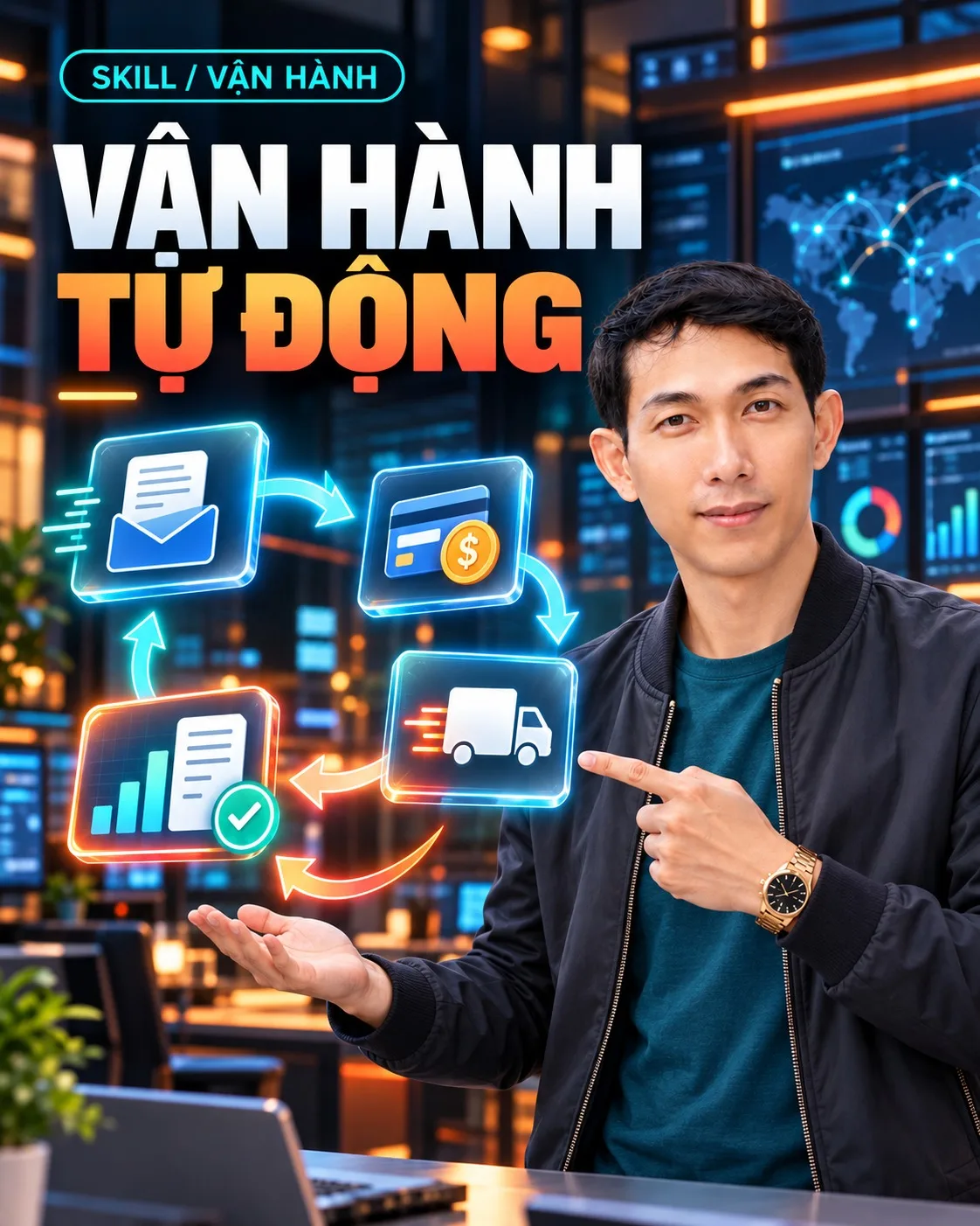 Ảnh bìa nhóm skill Vận hành tự động