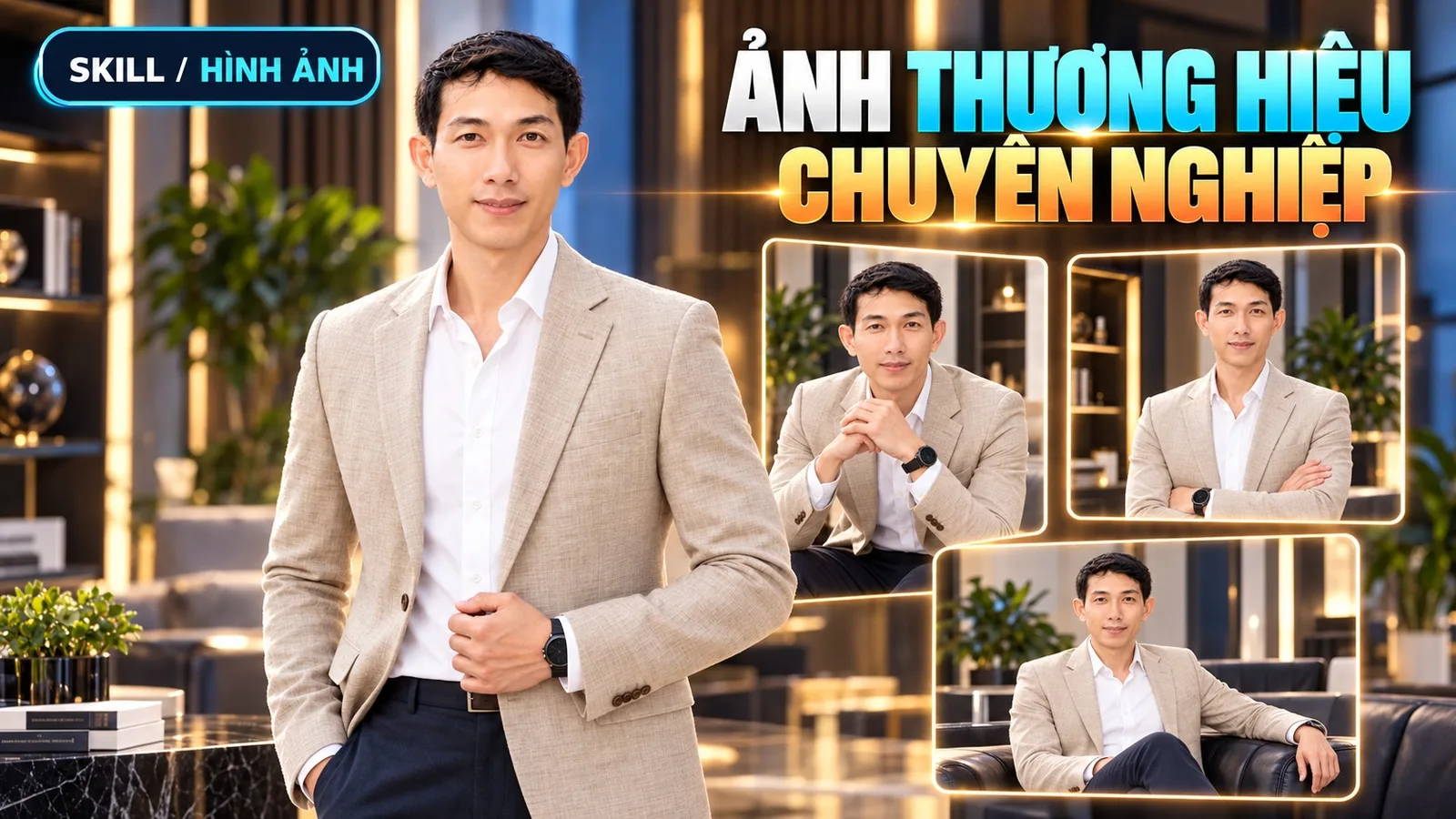 Ảnh bìa skill Ảnh Thương Hiệu Cá Nhân Chuyên Nghiệp