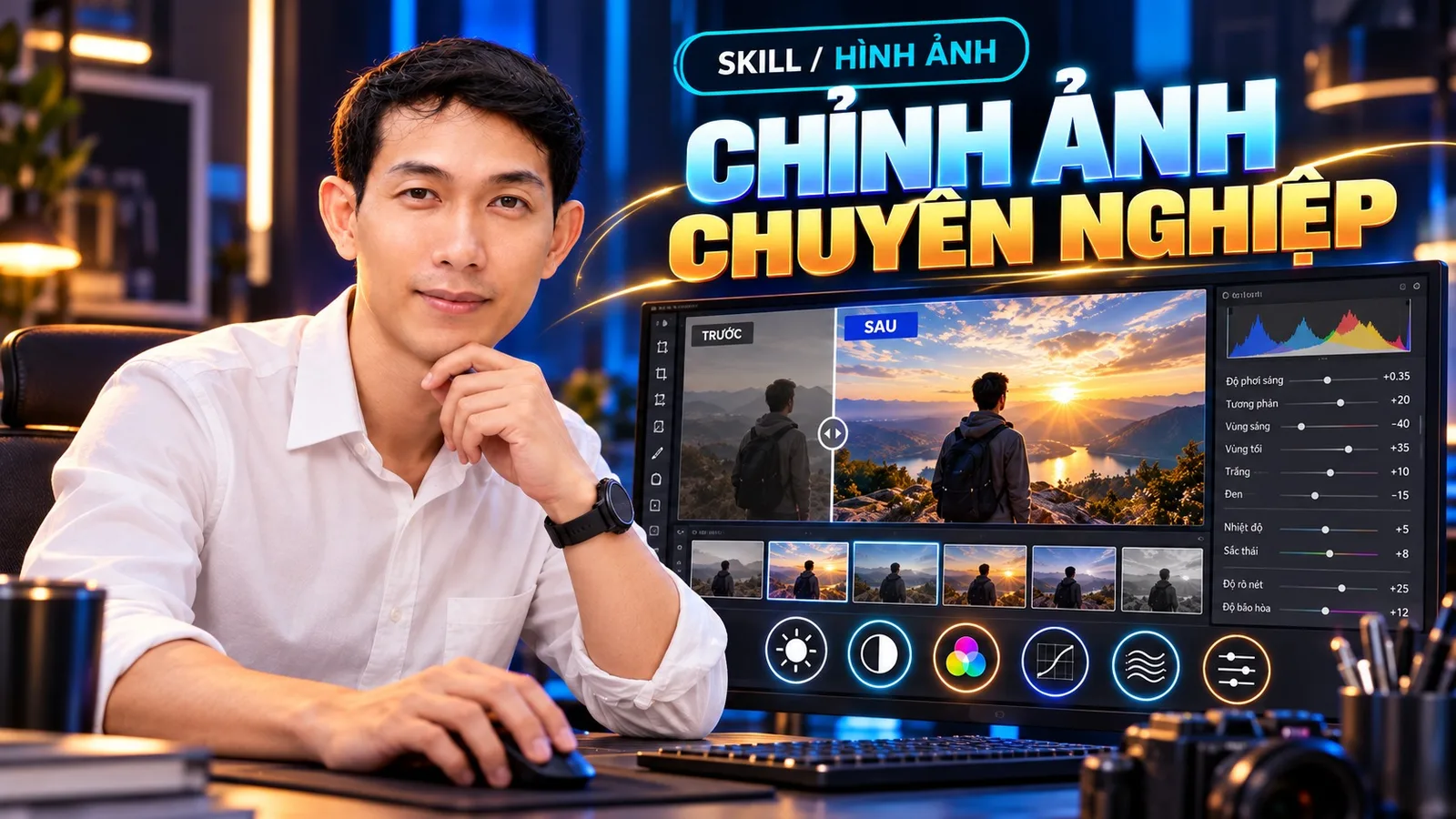 Ảnh bìa skill Chỉnh Sửa Ảnh Chuyên Nghiệp