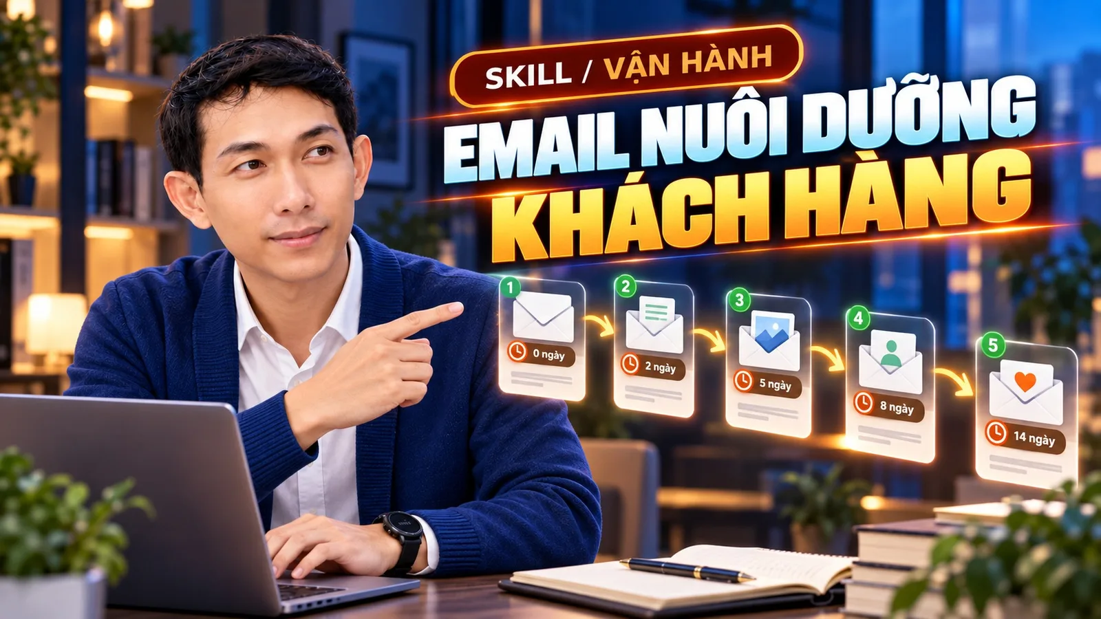 Ảnh bìa skill Email Nuôi Dưỡng Khách Hàng
