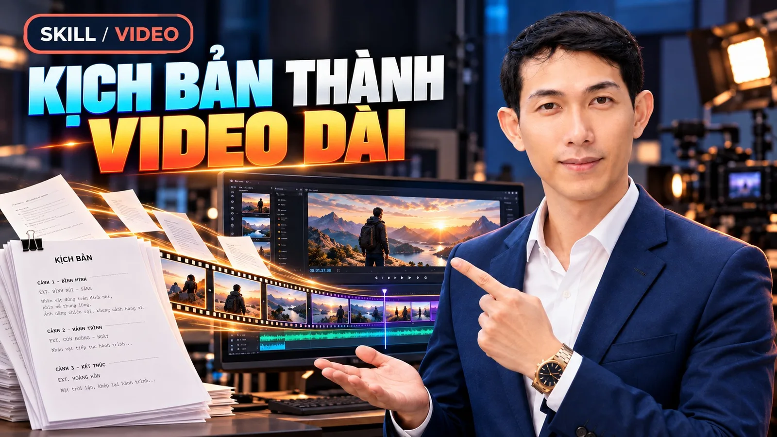 Ảnh bìa skill Kịch Bản Thành Video Dài
