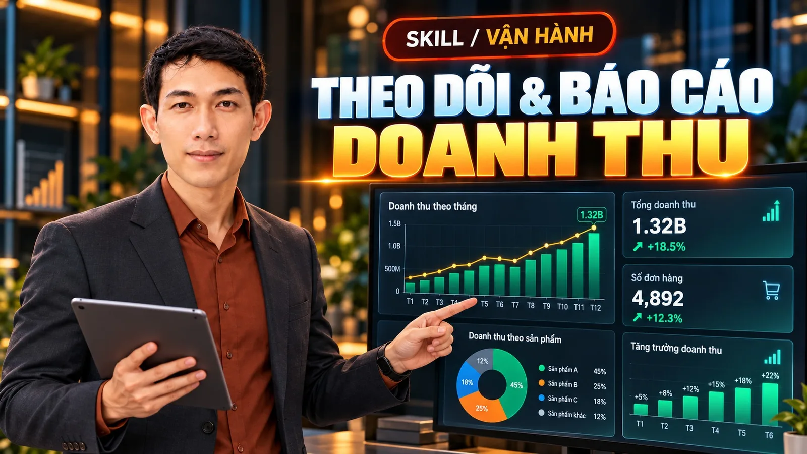 Ảnh bìa skill Theo Dõi & Báo Cáo Doanh Thu