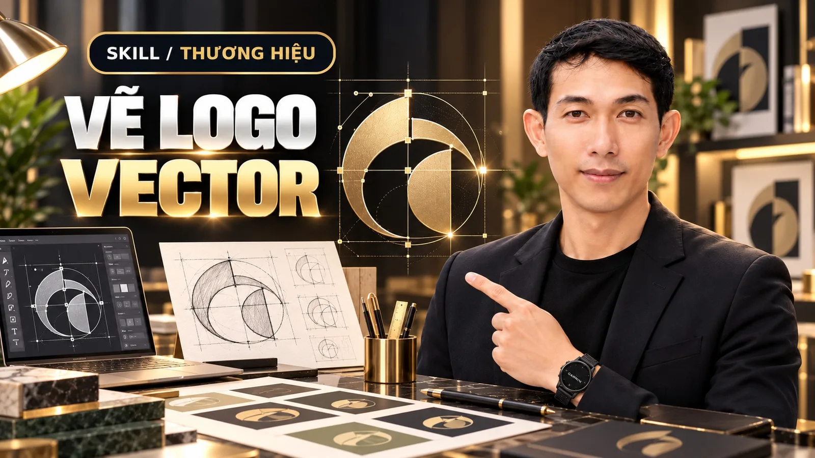 Ảnh bìa skill Vẽ Logo Vector