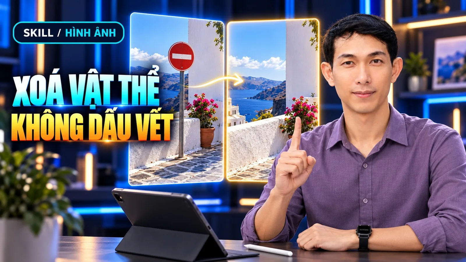 Ảnh bìa skill Xoá Logo & Vật Thể Thừa